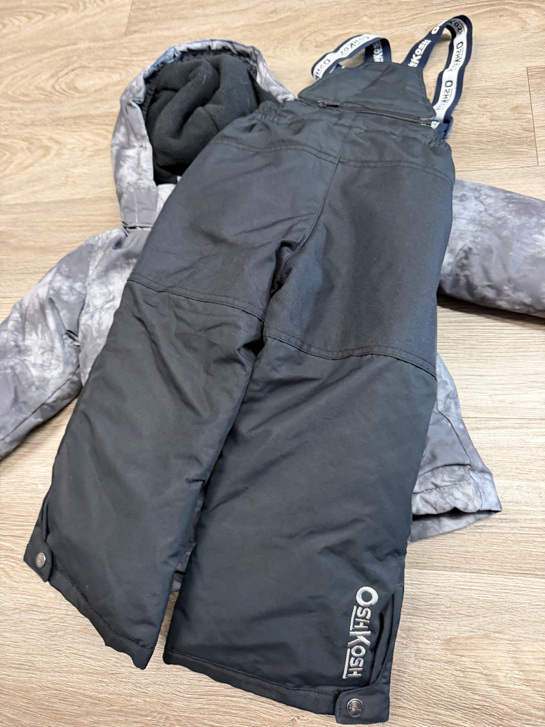 OshKosh Snow Jacket and Snow Pants Set – 4 | Grey Shell