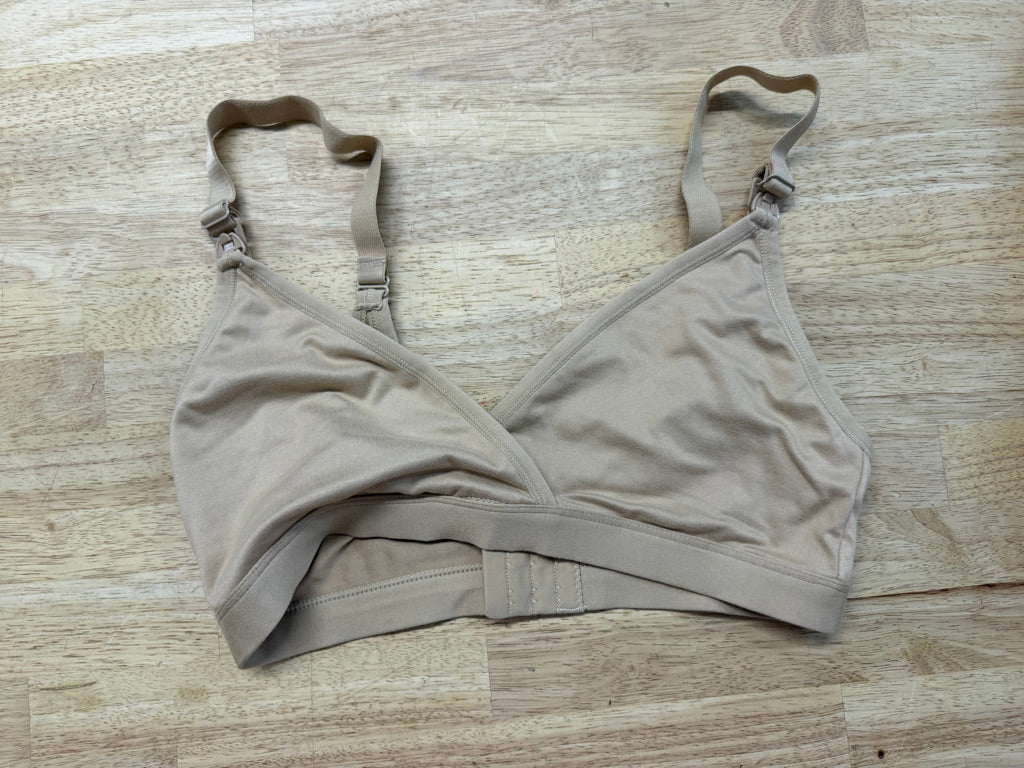 Bumpsuit Crossover Nursing Bra – XL/XXL | Beige Triangle