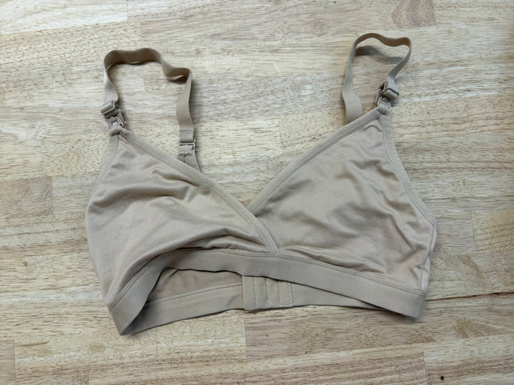 Bumpsuit Crossover Nursing Bra – XL/XXL | Beige Triangle