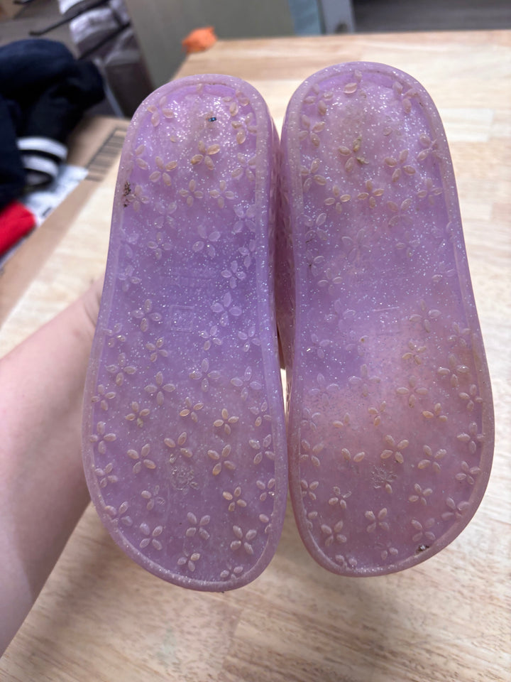 Purple Jelly Mary Janes Size 10