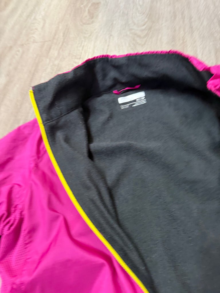 Marmot Lightweight Jacket –Adult XS (10–12Y) | Hot Pink Yellow Zipper - Nest and Sprout - Consignment