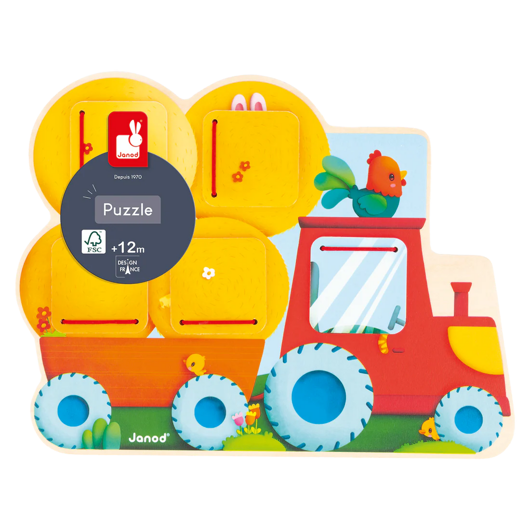 Janod Seek & Find Tractor