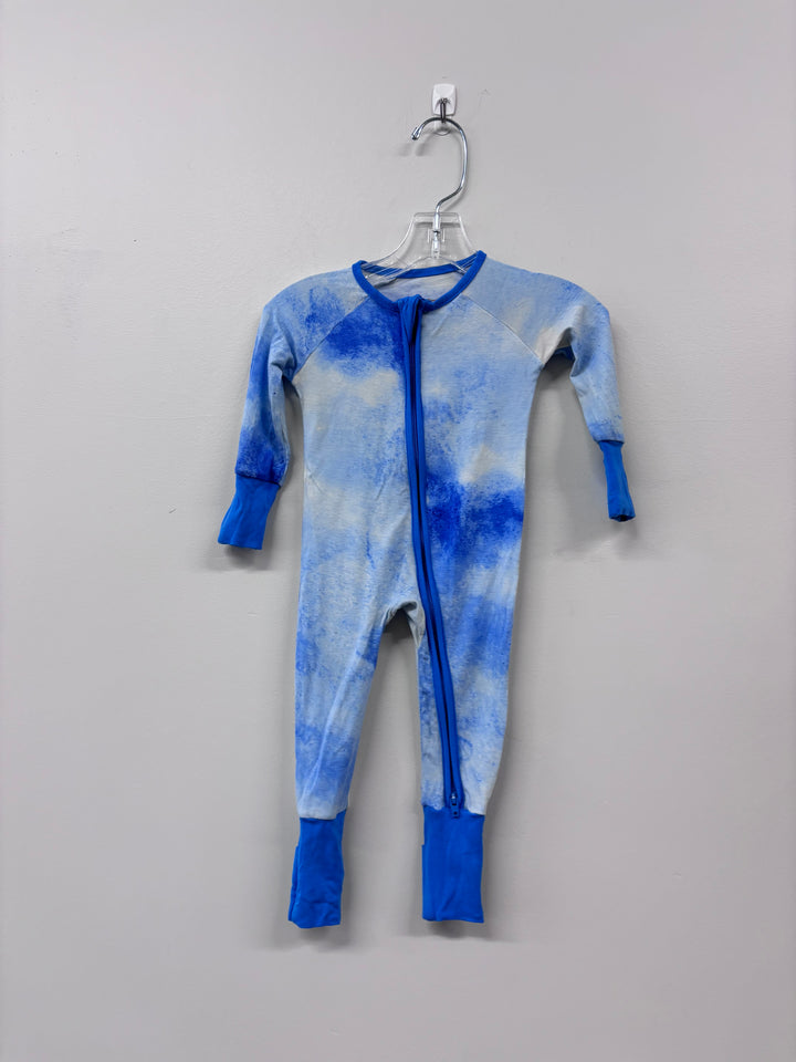 Little Sleepies 0-3 Month Sleeper (Watercolor Blue)