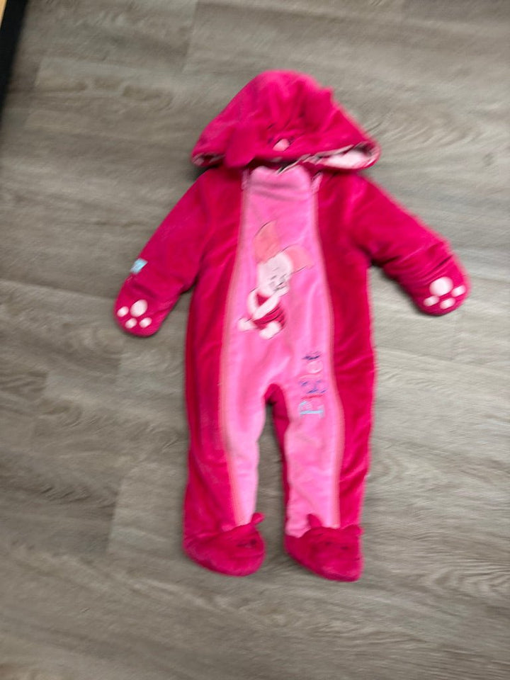 Disney Baby Piglet Fleece Bunting – 12M | Footed Double Zipper One-Piece - Nest and Sprout-Consignment
