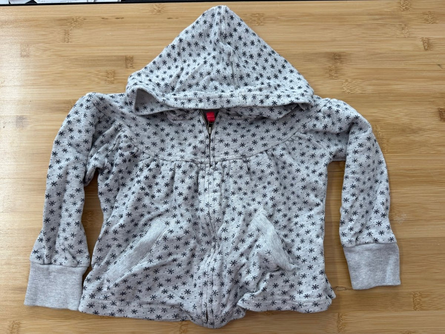 Tea Collection Sweatshirt – 3 | Grey Navy Star Print - Nest and Sprout-Consignment