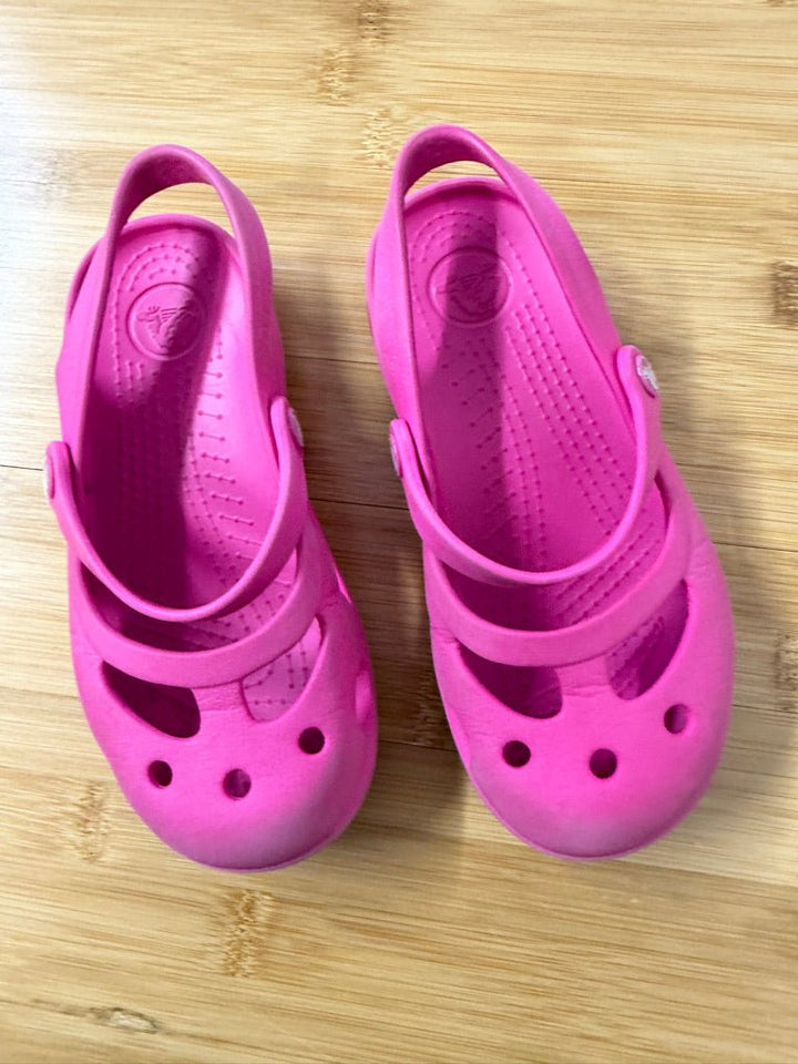 Crocs Mary Jane – C11 | Pink | Play - Nest and Sprout - Consignment