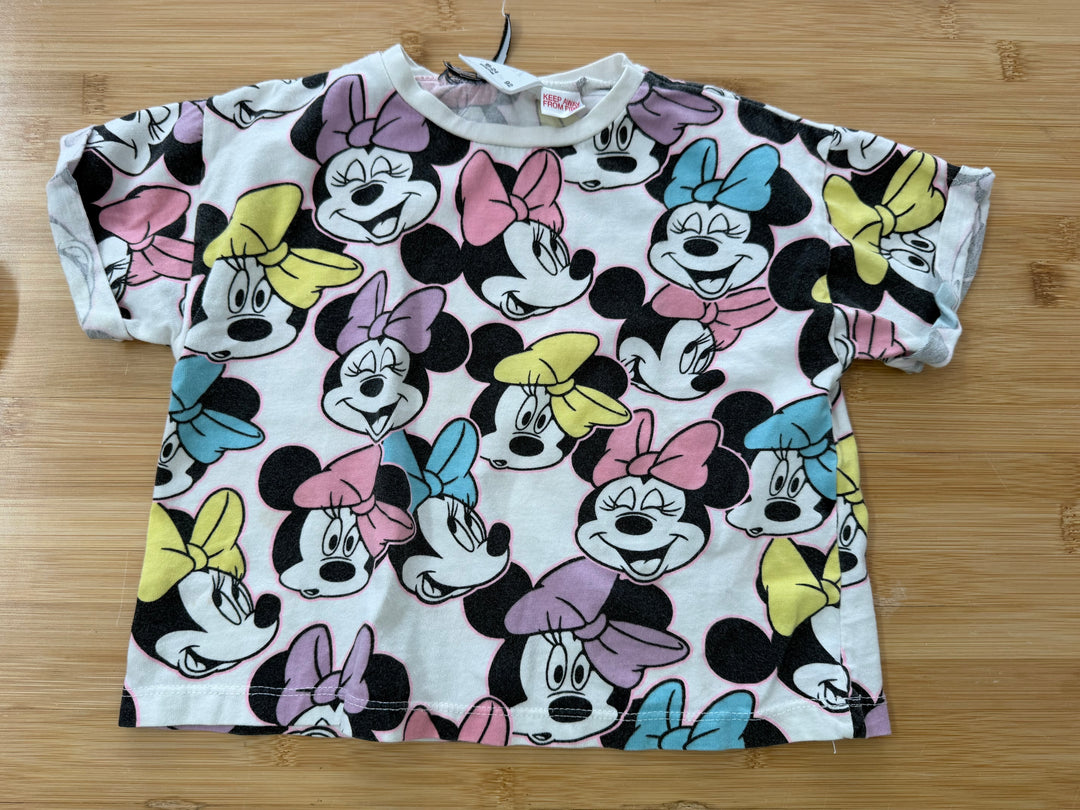 Zara Minnie Mouse Graphic Shirt – 18–24M | Play