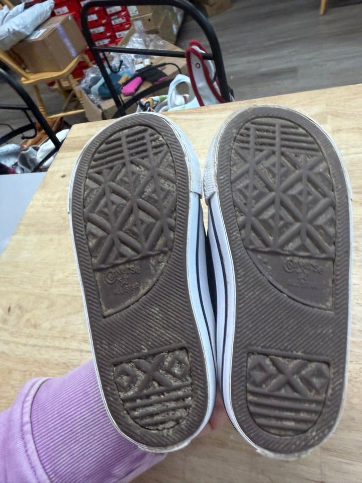 Converse Navy Velcro Sneaker – 8 - Nest and Sprout-Consignment