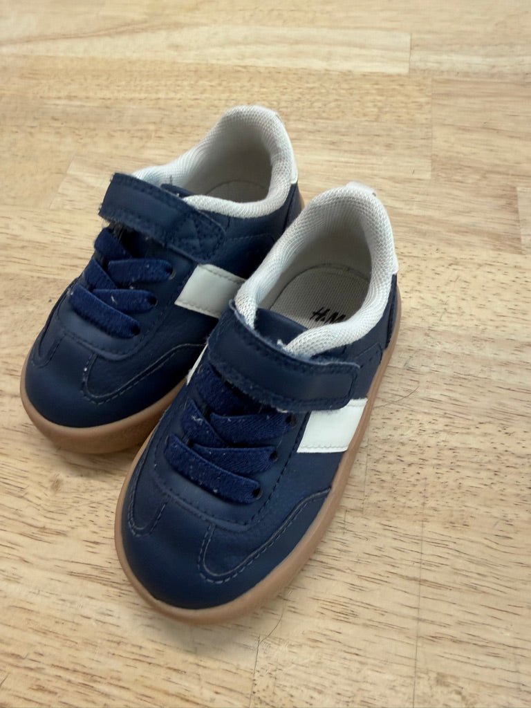 H&amp;M Sneakers – Size 22 | Navy &amp; Cream Velcro