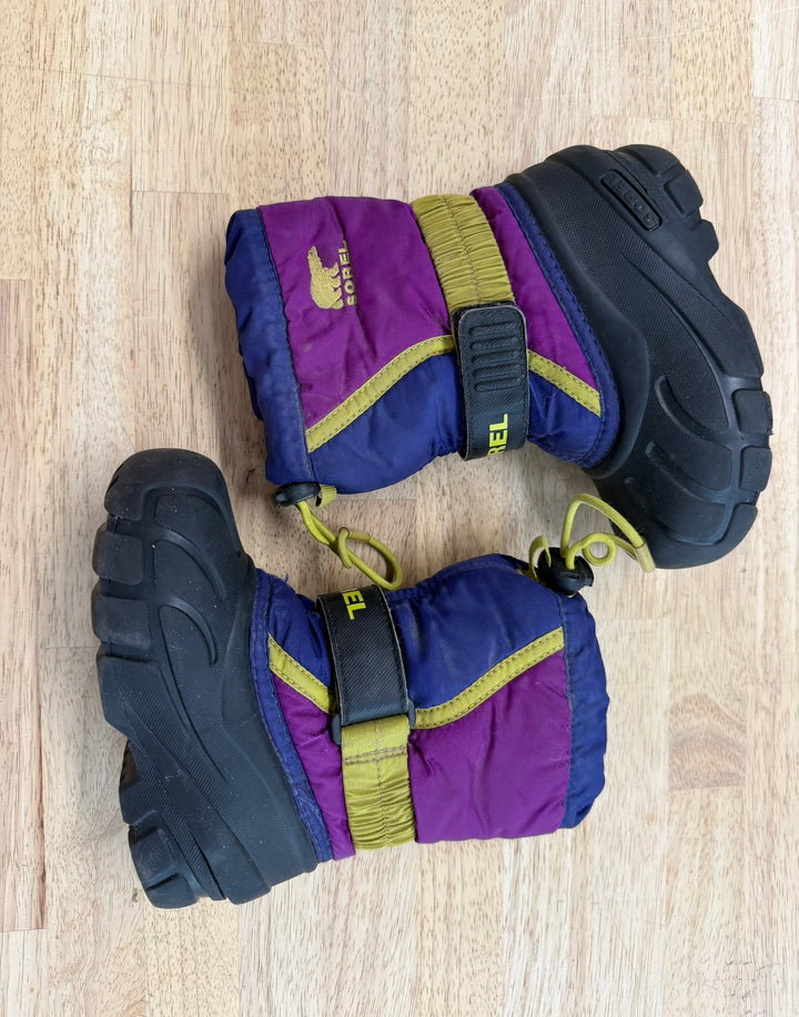 Sorel Snow Boots – 8 (EU 24) | Purple Removable Liner Elastic Toggle