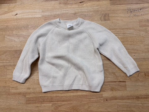 Zara Cream Knit Sweater 18-24M IMPERFECT