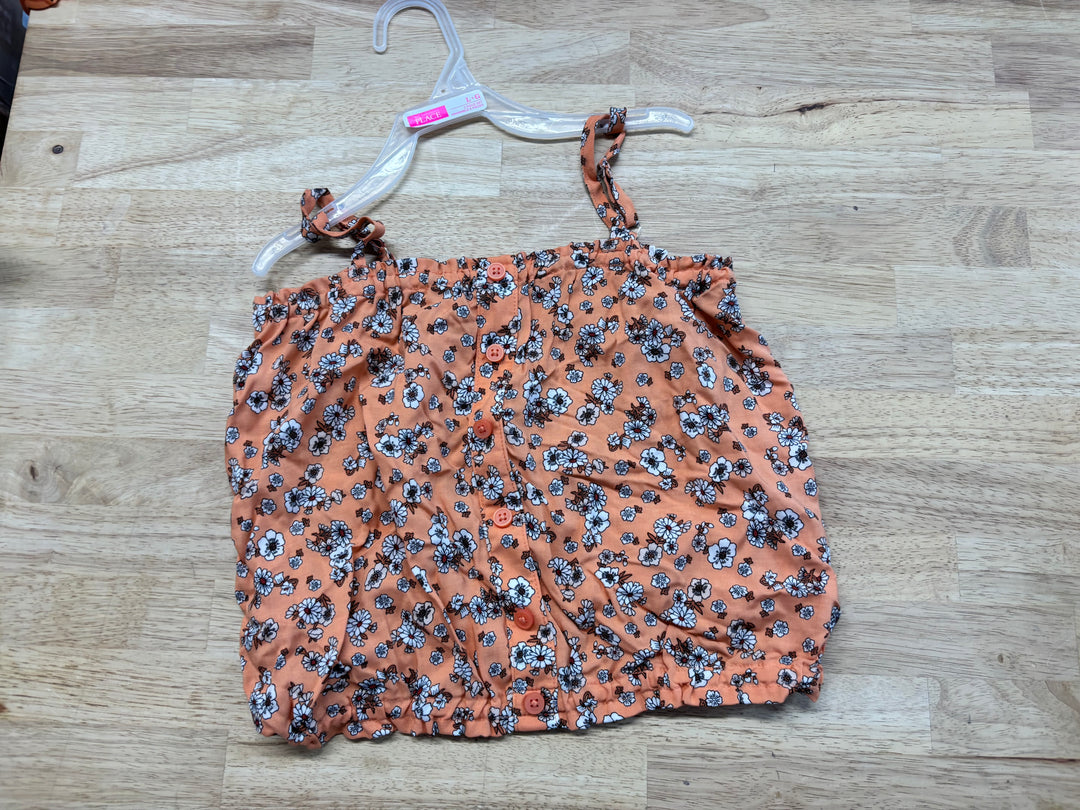 Children’s Place Two-Piece Set – Orange Floral (NWT) | 10–12