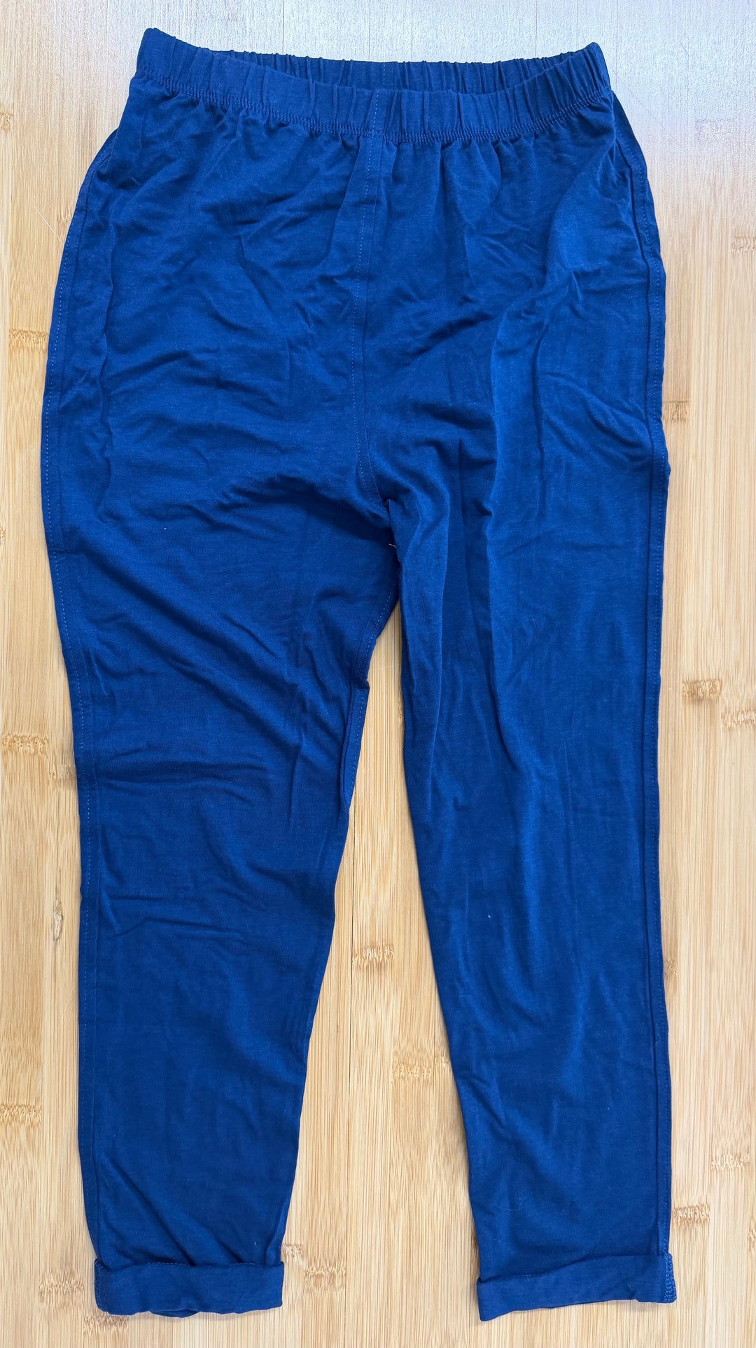 Parker & Talia Pants – 7/8 | Navy Cotton Bamboo Blend
