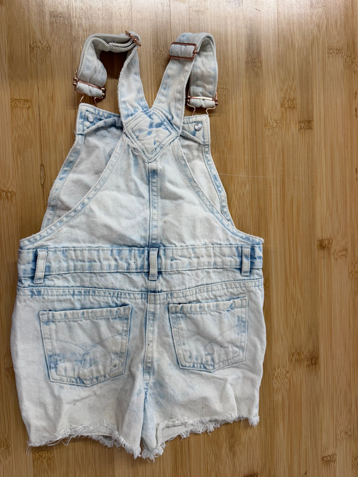 George Shorts – 5 | Distressed Bleached Denim | Rose Gold Hardware