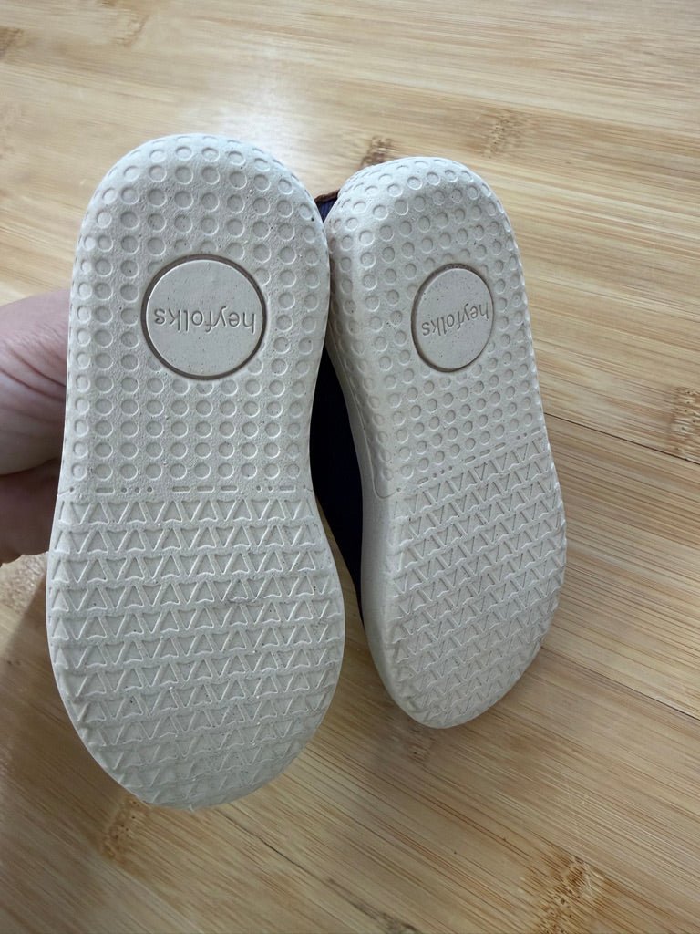 Hey Folks Shoes – C6 (EU 22) | Navy Blue Minimal Wear - Nest and Sprout-Consignment