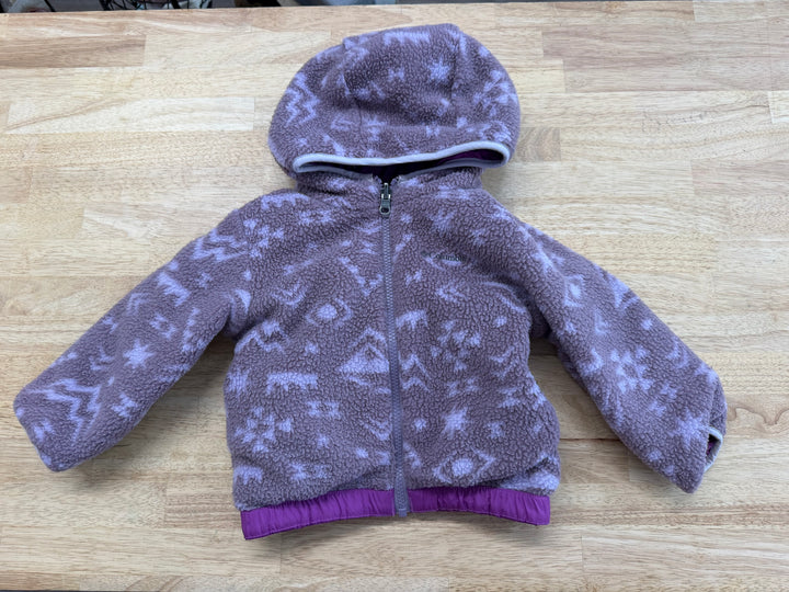 Columbia Reversible Puffer/Fleece Jacket – 18-24M | Purple