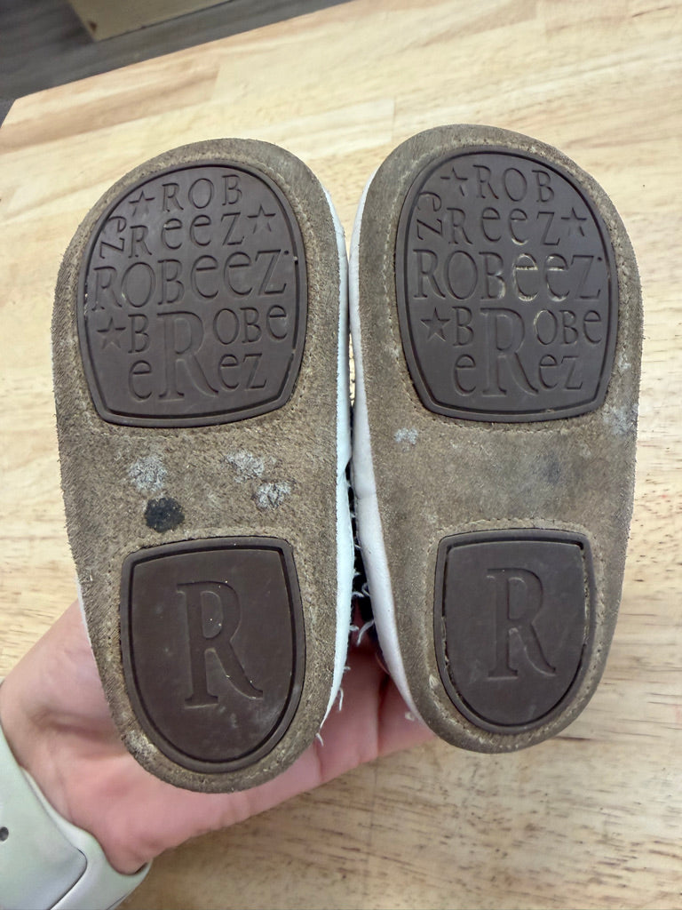 Robeez Leather Moccasins – 6 (EU 21) | Reinforced Sole Early Walker