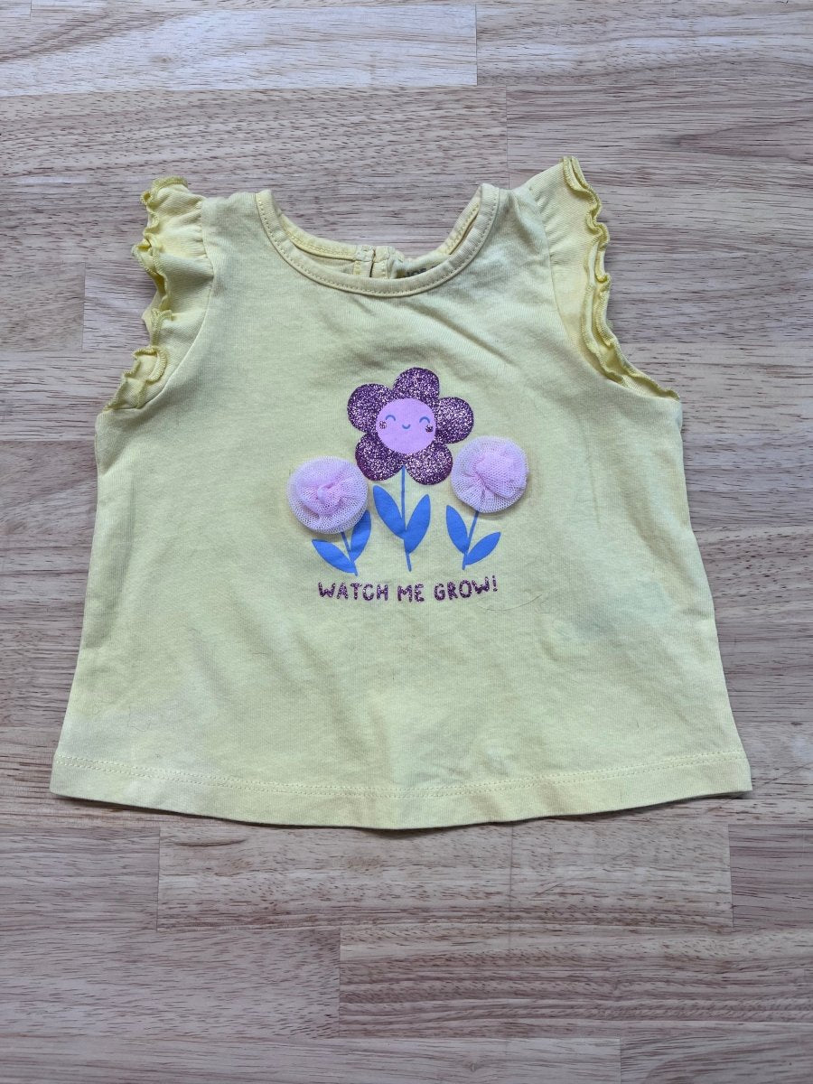 Joe Fresh Ruffle Sleeve Shirt, 3 - 6 Months - Nest and Sprout - Consignment
