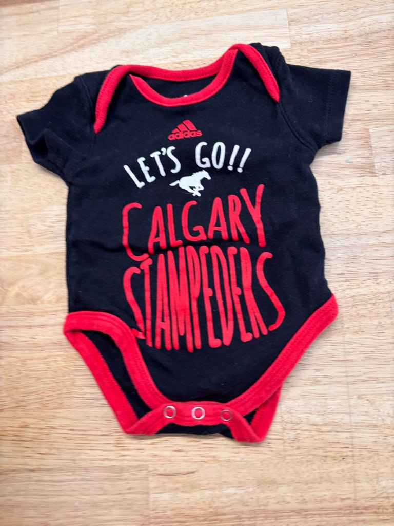 Adidas Bodysuit – Size 0–3M (Calgary Stampede) - Nest and Sprout - Consignment