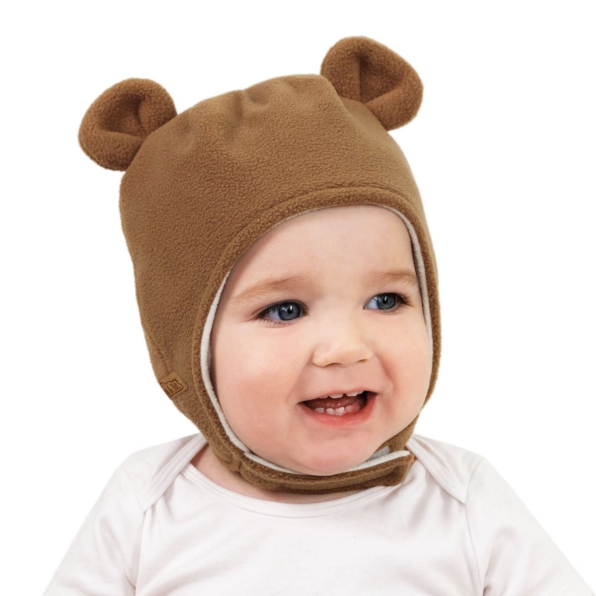 Jan & Jul Fleece Animal Hat – Brown Bear - Nest and Sprout-Jan & Jul
