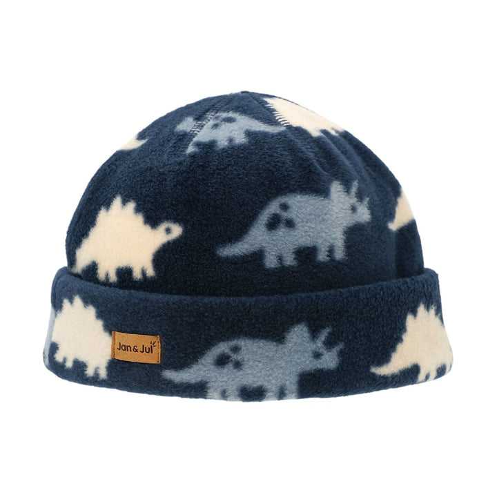 Jan & Jul Fleece Beanie – Dino Parade - Nest and Sprout-Jan & Jul