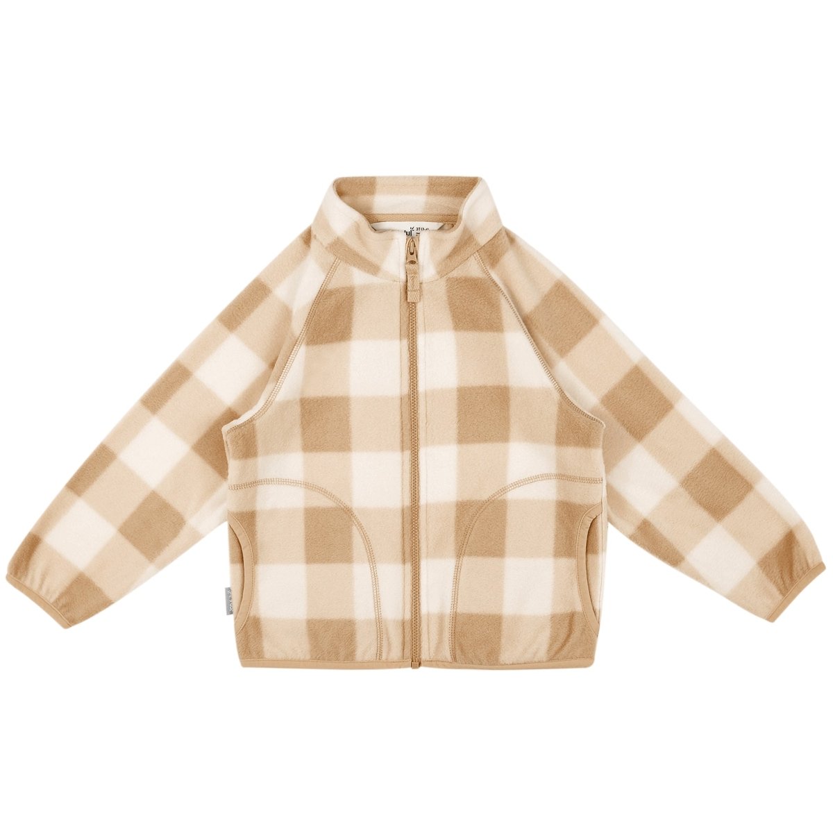 Jan & Jul Cozy Fleece Jacket – Brown Plaid - Nest and Sprout-Jan & Jul