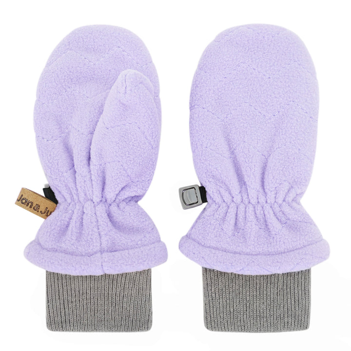 Jan & Jul Kids Fleece Mittens – Lavender