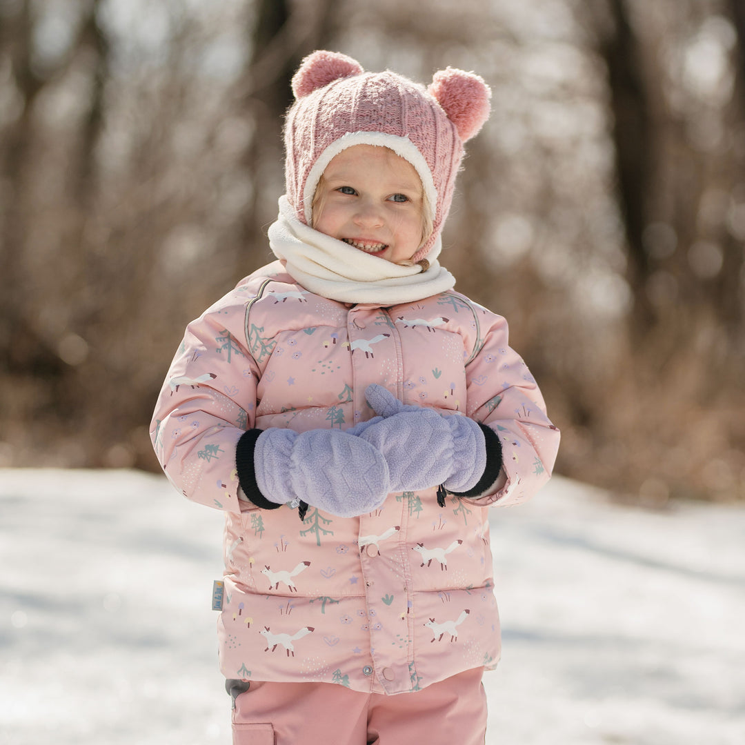 Jan & Jul Kids Fleece Mittens – Lavender