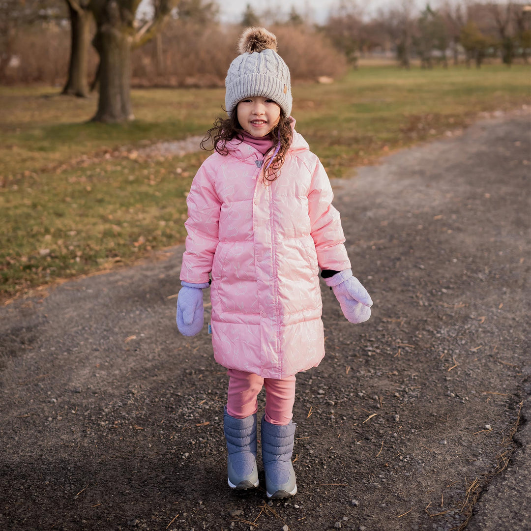 Jan & Jul Kids Fleece Mittens – Lavender