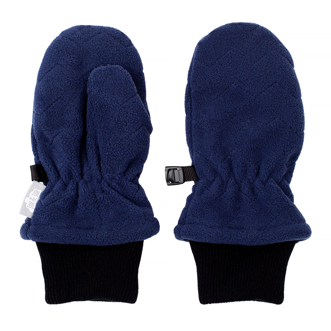 Jan & Jul Kids Fleece Mittens – Navy