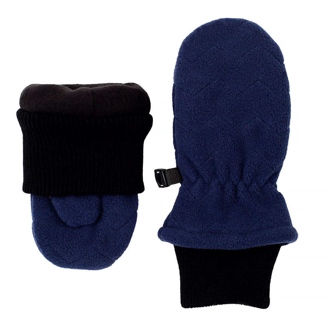 Jan & Jul Kids Fleece Mittens – Navy