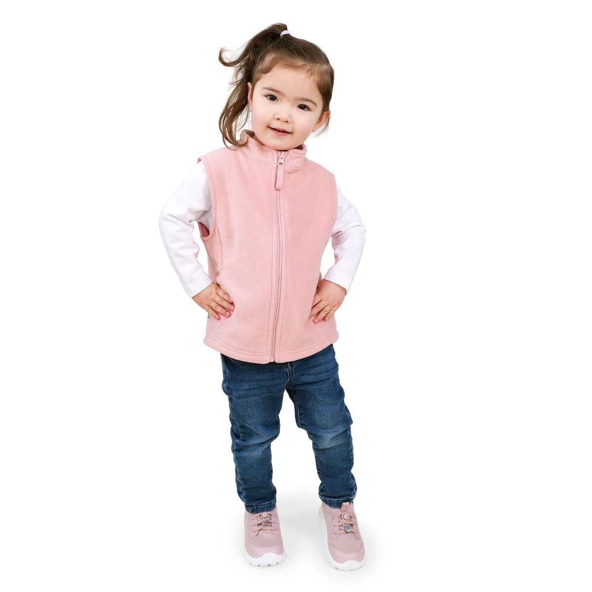 Jan & Jul Fleece Vest – Dusty Pink - Nest and Sprout-Jan & Jul