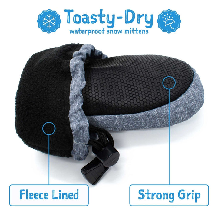 Jan & Jul Toasty-Dry Waterproof Snow Mittens – Dark Spruce - Nest and Sprout-Jan & Jul