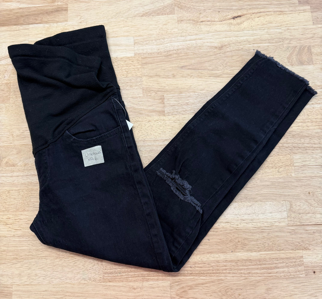 Unknown Maternity Jeans, Black Skinny