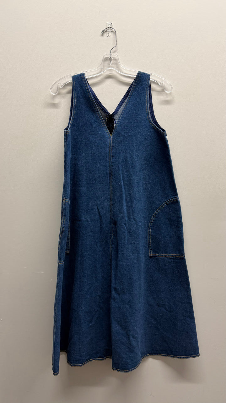 Lady Madonna Denim Maternity Dress – 8 Vintage