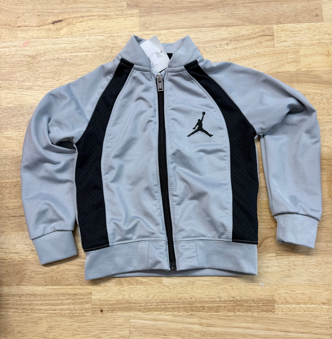 Air Jordan Track Jacket – 2T | Grey & Black