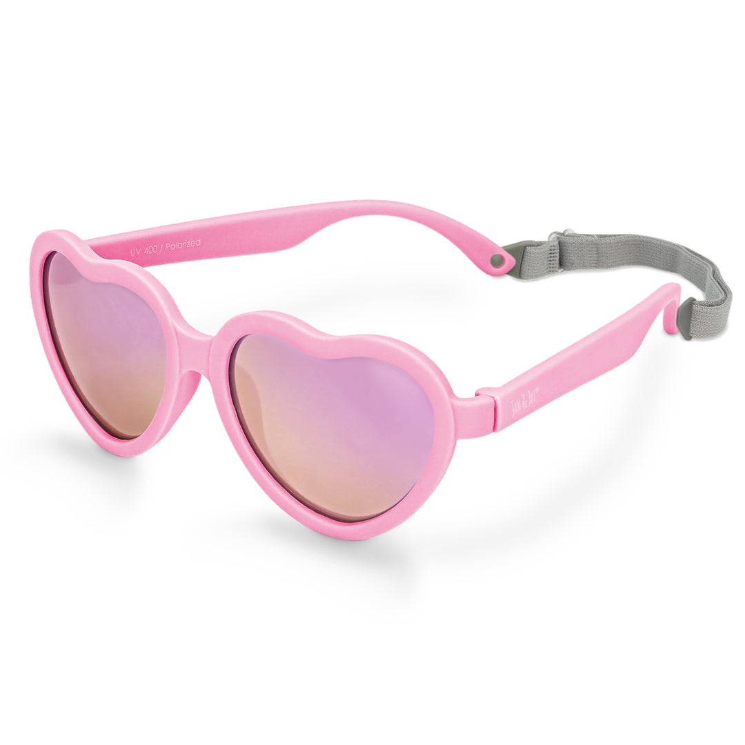 Kids Heart Sunglasses | Peachy Pink