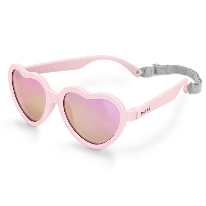 Kids Heart Sunglasses | Soft Pink