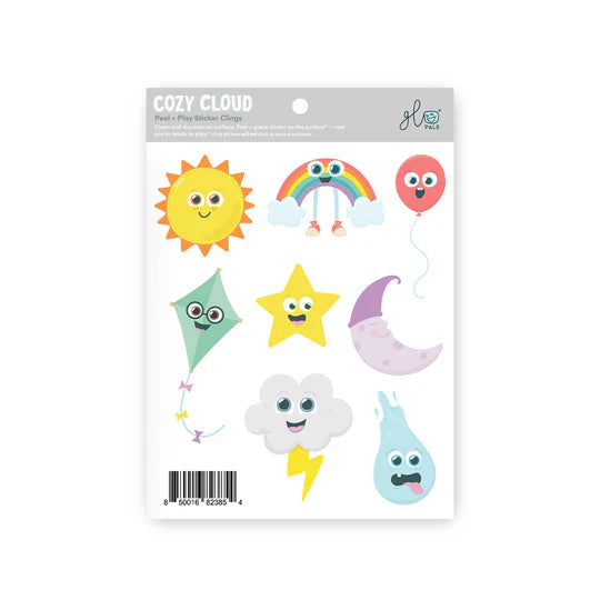 Glo Pals | Peel + Cling Stickers