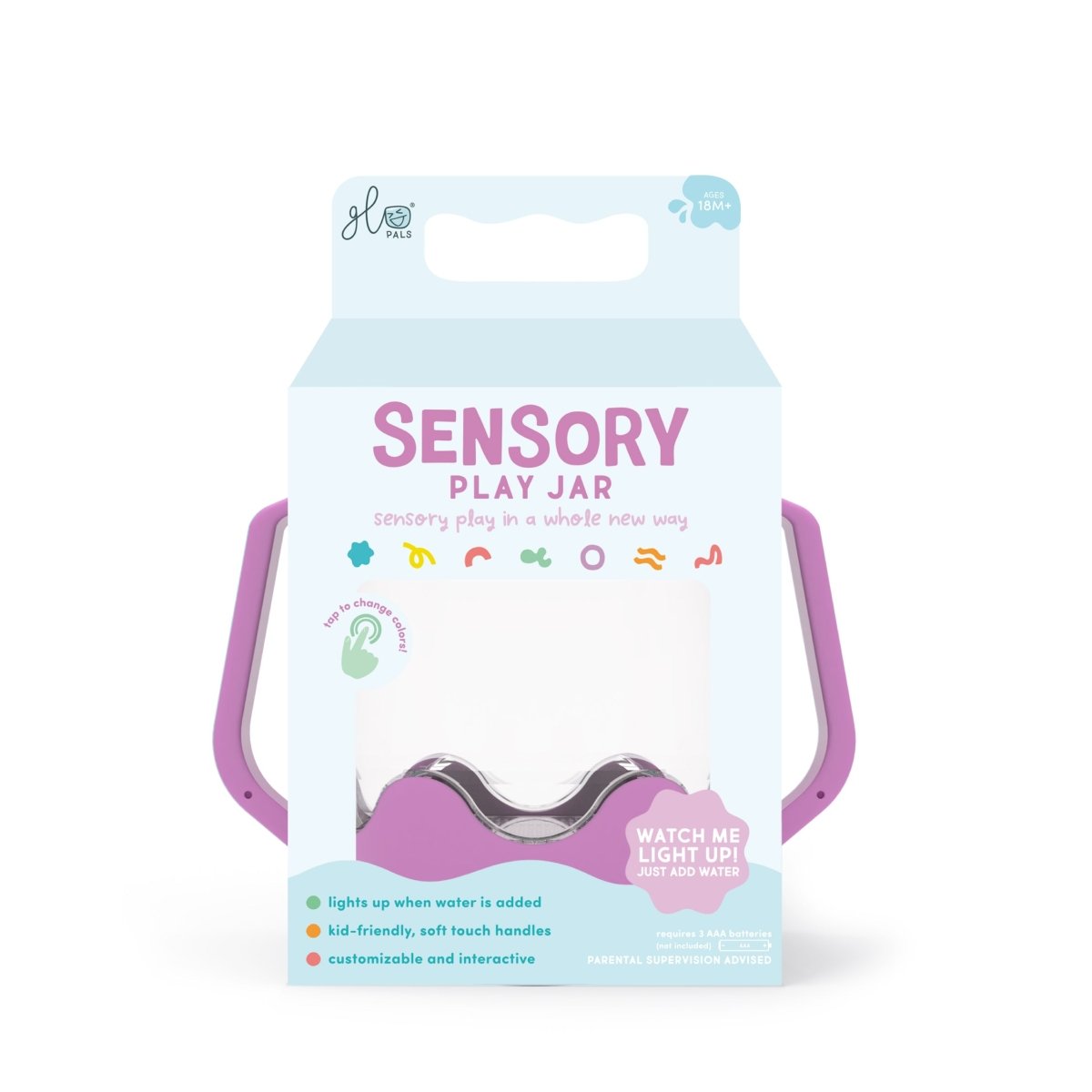 Sensory Play Jar - Nest and Sprout - Glo Pals