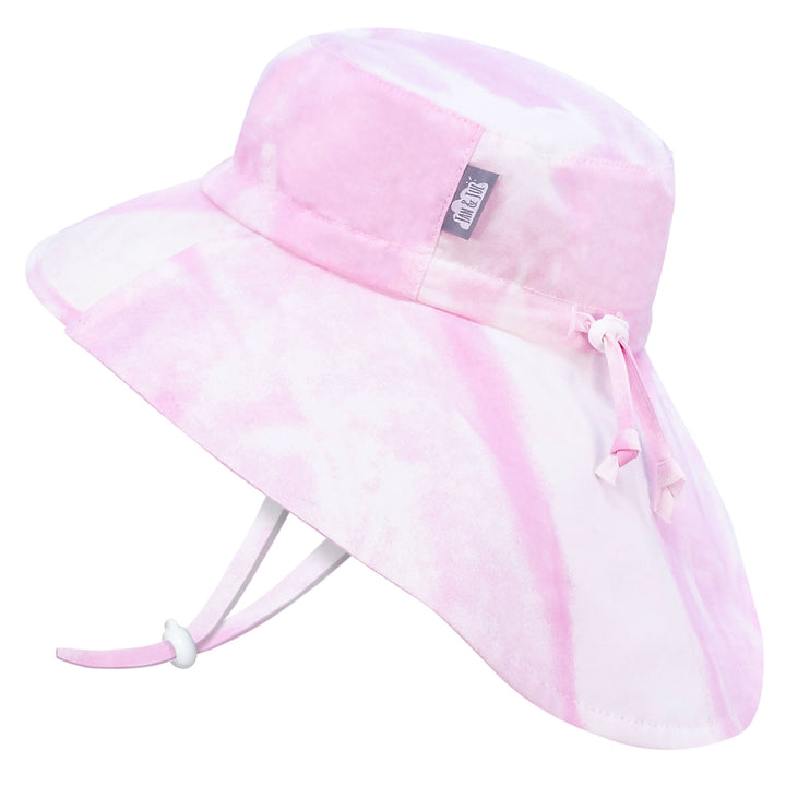 Jan & Jul Cotton Adventure Hat in pink tie dye