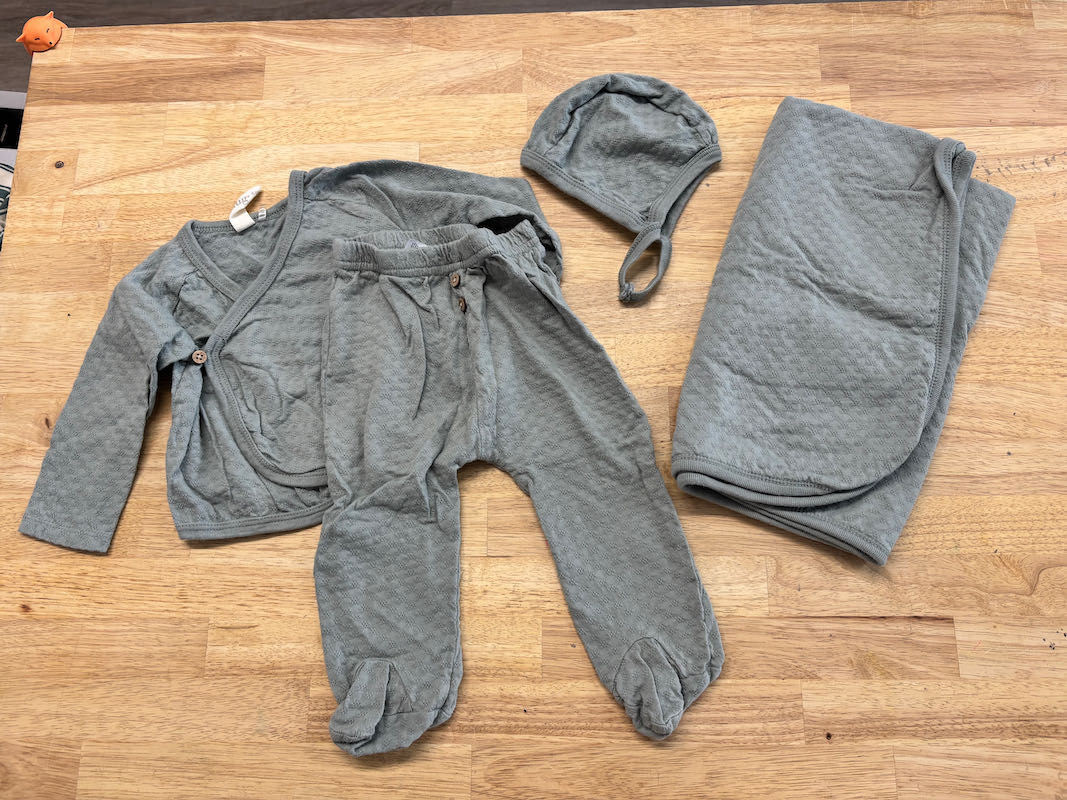 SNUG Sage Green Set with Blanket | Size 6–9M