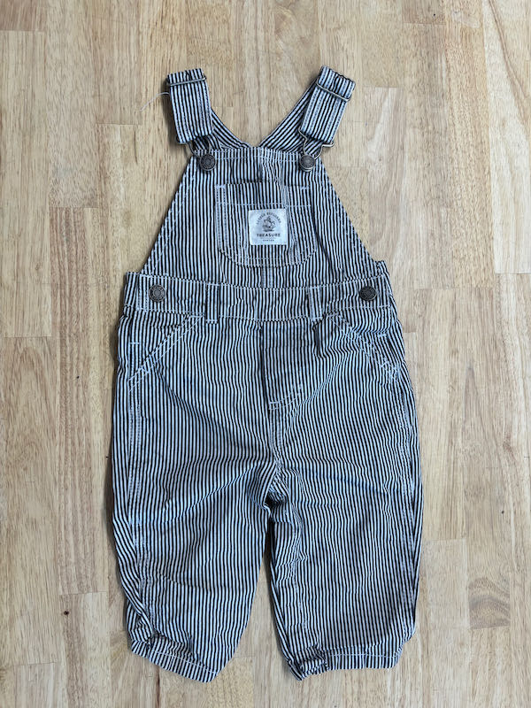 Carter’s Striped Lightweight Overalls | Size 9M
