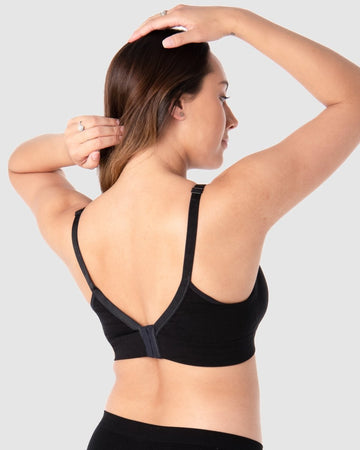 Bella Nursing Sports Bra in Black - Final Sale S, XL, 3XL