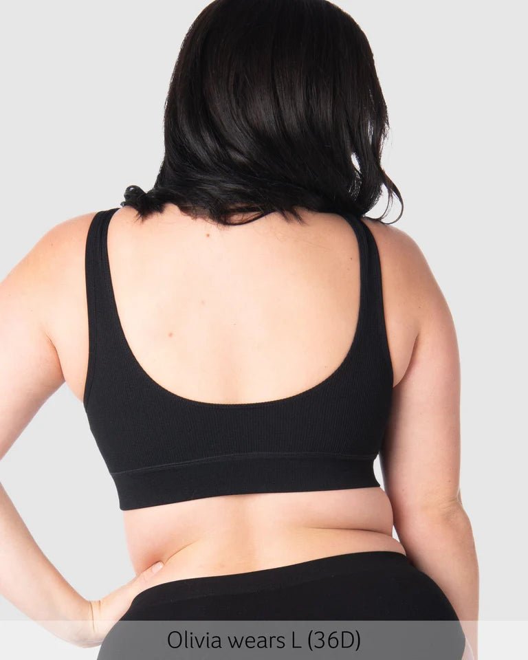 My Comfort Bra | Black Wirefree - Nest and Sprout - Hot Milk