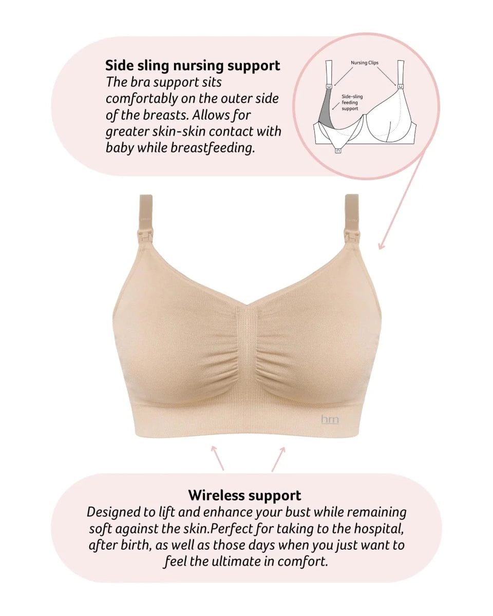 My Necessity 2.0 Multifit Bra | Frappe - Nest and Sprout - Hot Milk