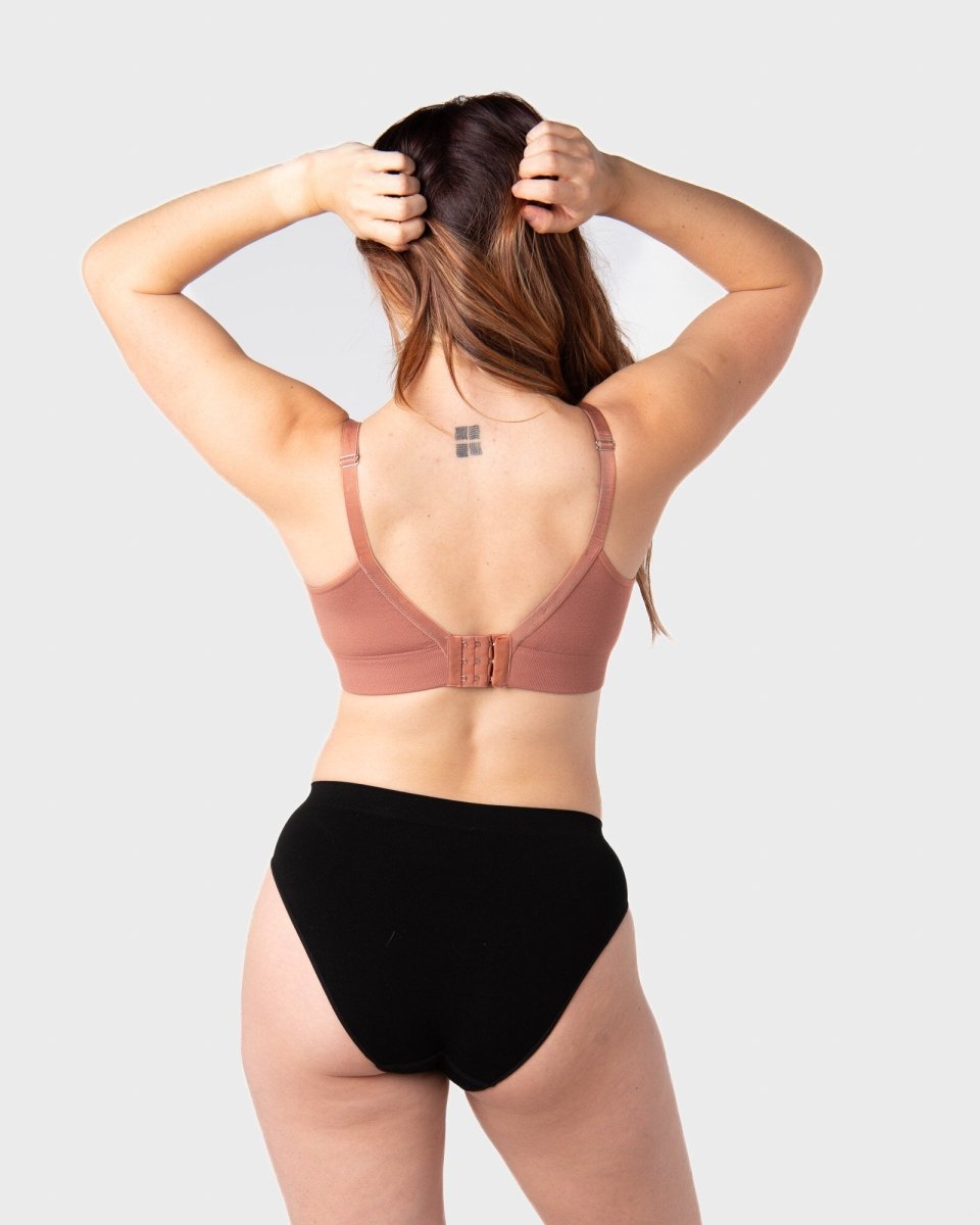Caress Seamfree Bamboo Multifit Bra | Sienna | Regular & Full Cup - Nest and Sprout - Hot Milk