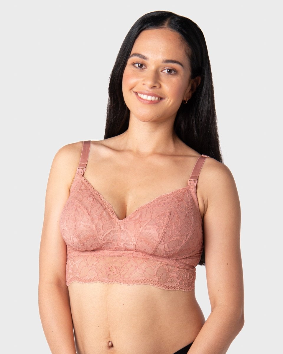 Heroine Multifit Nursing Bralette | Rose - Nest and Sprout - Hot Milk
