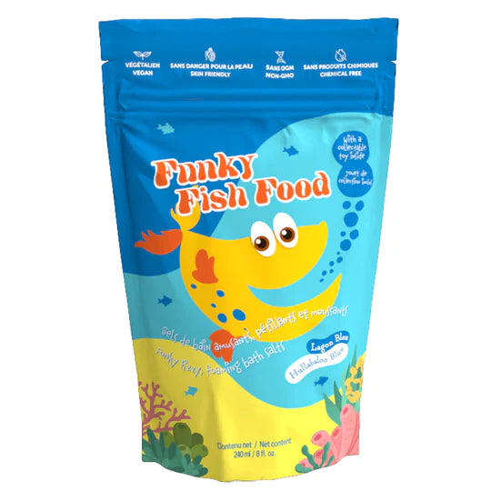 Hullabaloo Blue Funky Fish Food