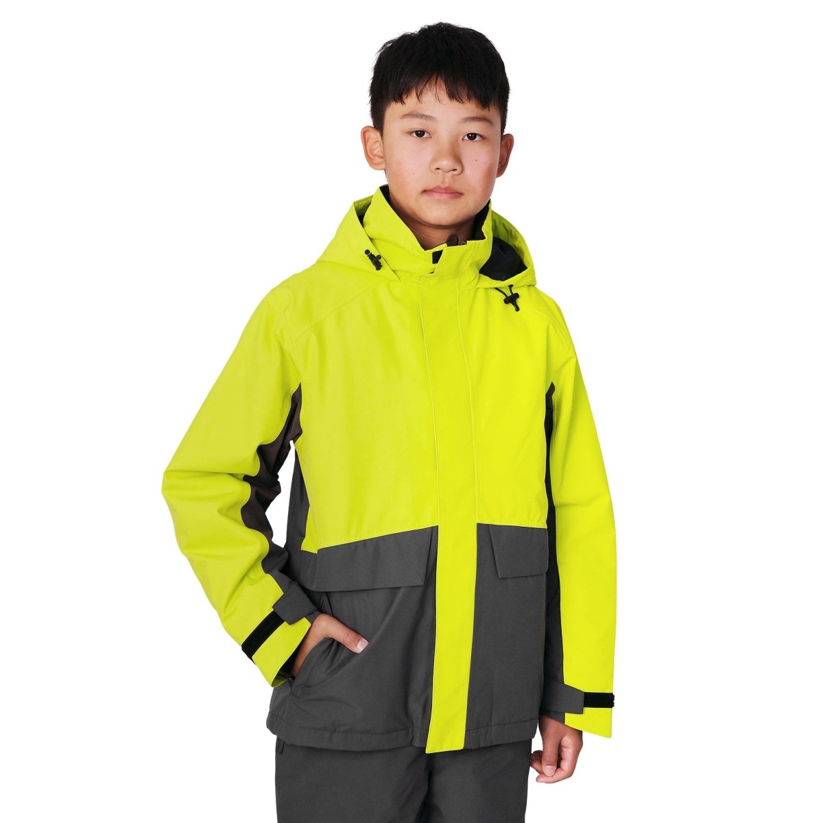 Jan & Jul Toasty-Dry Alpine Kids Ski Jacket | Electric Lime - Nest and Sprout-Jan & Jul
